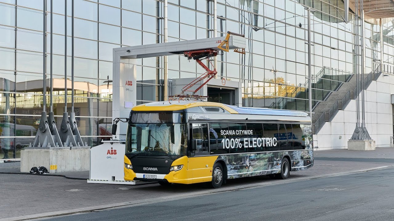 trials02of the battery electric scania citywide in the northern