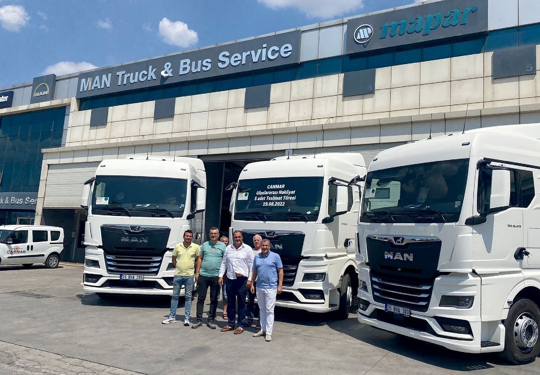 CANMAR Lojistik'in Yeni Yatırımında Tercihi MAN TGX!